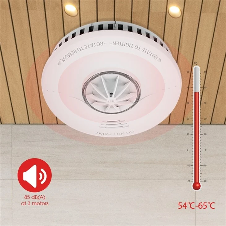 Wireless Heat Alarms With 10 Years Battery best